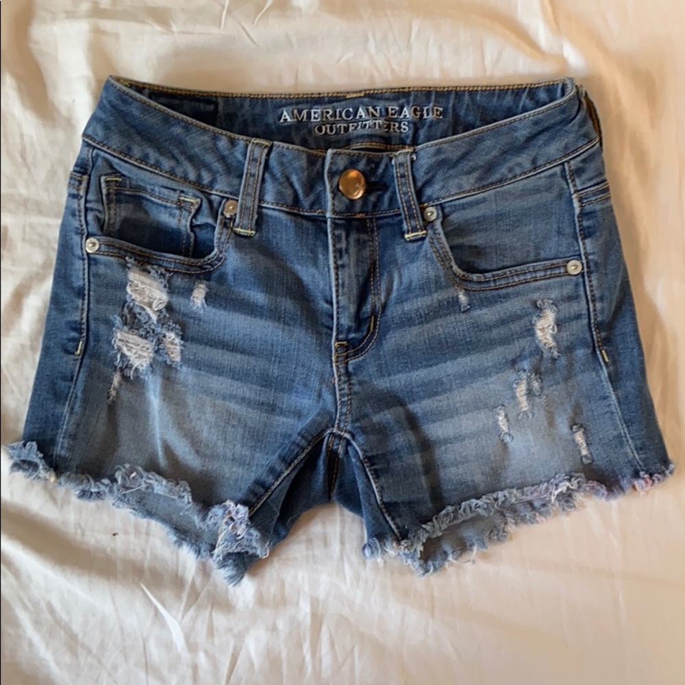 American Eagle super stretch jean shorts